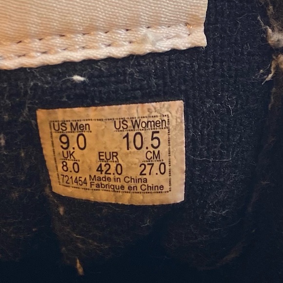 Vans black/yellow bolt sk8 hi men’s 9 - Picture 6 of 6